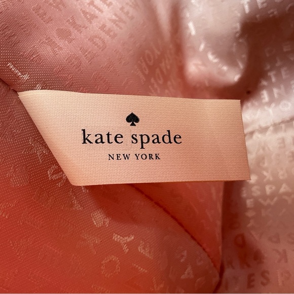 Kate Spade New York Neon Pink Tote Shoulder Hand Bag Patent Leather - Picture 6 of 11